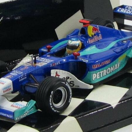 MINICHAMPS 1/43 SAUBER | F1  C21 PETRONAS N 7 GP USA 2002 N.HEIDFELD | BLUE MET GREEN
