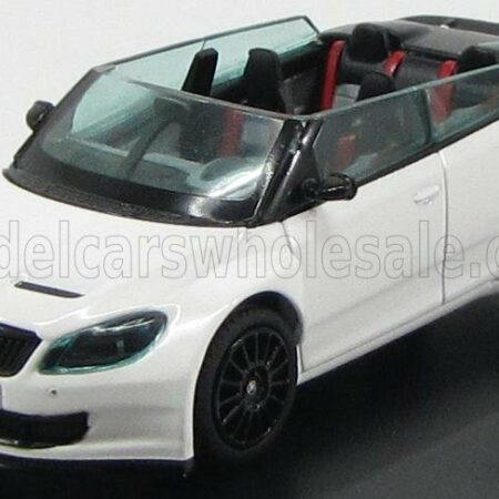 ABREX 1/43 SKODA | FABIA RS2000 ROADSTER CONCEPT CAR 2011 - BLACK WHEELS | WHITE