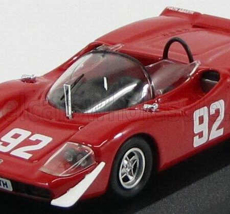 BEST-MODEL 1/43 FIAT | ABARTH 2000S N 92 WINNER CAMPIONATO EUROPEO MONTAGNA 1969 A.MERZARIO | RED