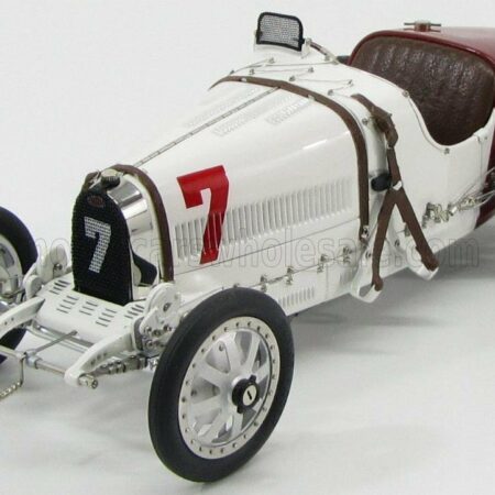 CMC 1/18 BUGATTI | T35 N 7 GP NATIONAL COLOUR PROJECT POLAND 1924 | WHITE RED