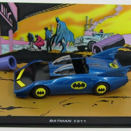 EDICOLA 1/43 BATMAN | BATMOBILE - 311 1979 | BLUE MET MATT BLACK