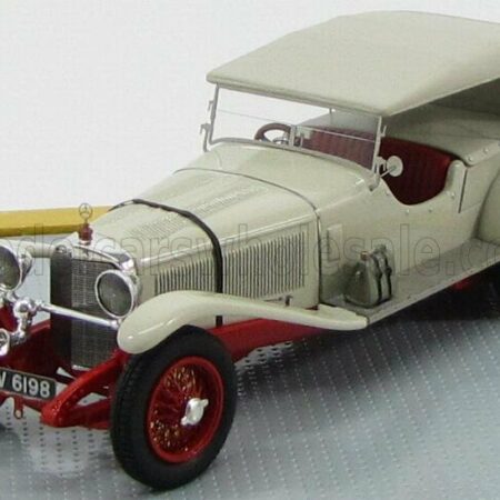 ILARIO-MODEL 1/43 MERCEDES BENZ | MB 680S SPORT/4 CABRIOLET CLOSED SINDELFINGEN 1927 | BEIGE RED