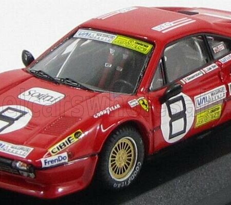 BEST-MODEL 1/43 FERRARI | 308 GTB COUPE N 8 24h DAYTONA 1978 BESENZONI - DAL BEN - WEVER | RED