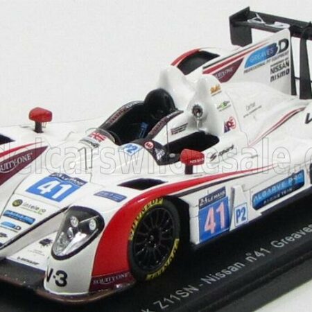 SPARK-MODEL 1/43 ZYTEK | Z11SN NISSAN 4.5L V8 TEAM GREAVES MOTORSPORT N 41 24h LE MANS 2014 M.MUNEMANN - A.LATIF - J.WINSLOW | WHITE