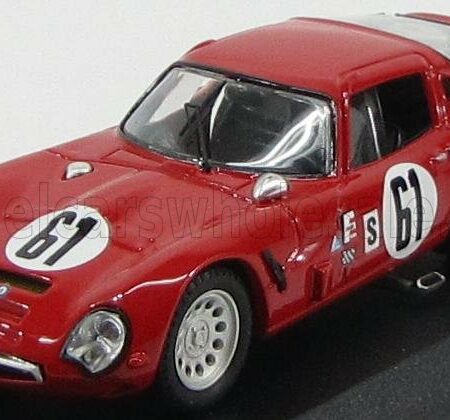 BEST-MODEL 1/43 ALFA ROMEO | TZ2 COUPE N 61 SEBRING 1966 T.ZECCOLI | RED