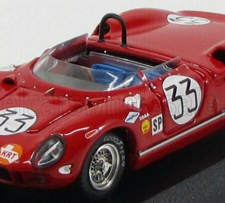 ART-MODEL 1/43 FERRARI | 275P SPIDER N 33 SEBRING 1965 MAGLIOLI - BAGHETTI | RED