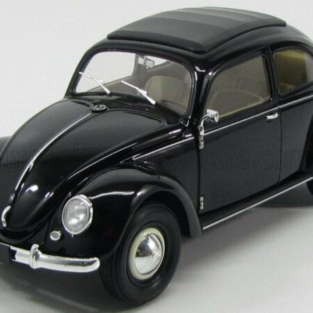 WELLY 1/18 VOLKSWAGEN | BEETLE CLASSIC CLOSED ROOF 1950 | BLACK