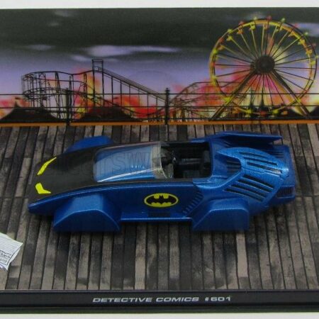 EDICOLA 1/43 BATMAN | BATMOBILE - DETECTIVE COMICS 601 1989 | BLUE MET MATT BLACK