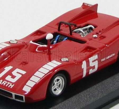 BEST-MODEL 1/43 FIAT | ABARTH 2000SP SPIDER N 15 NURBURGRING 1970 K.AHRENS JR. | RED WHITE