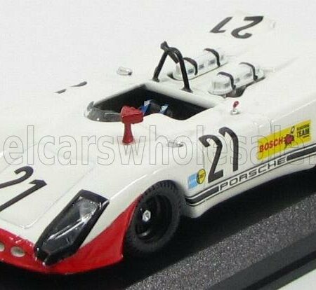 BEST-MODEL 1/43 PORSCHE | 908/2 FLUNDER SPIDER N 21 HOCKENHEIM 1970 NIKI LAUDA | WHITE RED