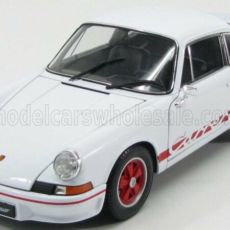 WELLY 1/18 PORSCHE | 911 CARRERA RS 2.7 COUPE 1973 | WHITE RED