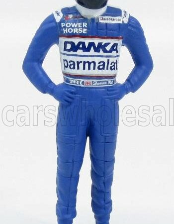 MINICHAMPS 1/18 FIGURES | DAMON HILL WILLIAMS F1 1997 | WHITE BLUE