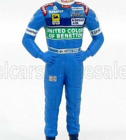 MINICHAMPS 1/18 FIGURES | JEAN ALESI BENETTON F1 1997 | LIGHT BLUE