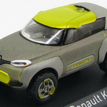 NOREV 1/43 RENAULT | CONCEPT CAR KWID SALON DE BOMBAY 2014 | GREY YELLOW