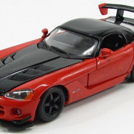 BURAGO 1/24 DODGE | VIPER SRT-10 COUPE 2003 | DARK ORANGE BLACK