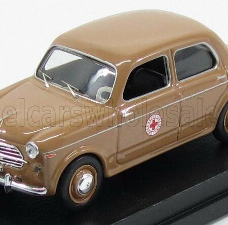 RIO-MODELS 1/43 FIAT | 1100/103 CROCE ROSSA ITALIANA C.R.I. AMBULANZA 1956 | CREAM