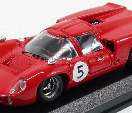 BEST-MODEL 1/43 LOLA | T70 COUPE N 5 WINNER SWEDEN GP 1967 Y.ROSQVIST | RED