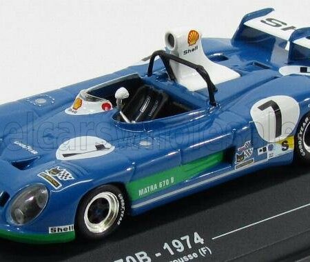 EDICOLA 1/43 MATRA SIMCA | MS670B 3.0L V12 TEAM MATRA SPORT WINNER N 7 24h LE MANS 1974 H.PESCAROLO - G.LARROUSSE | BLUETTE GREEN WHITE