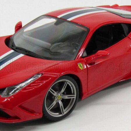 BURAGO 1/18 FERRARI | 458 ITALIA SPECIALE 2013 | ROSSO CORSA - RED