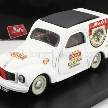 BRUMM 1/43 FIAT | 500C VAN FIORAVANTI 1950 | WHITE