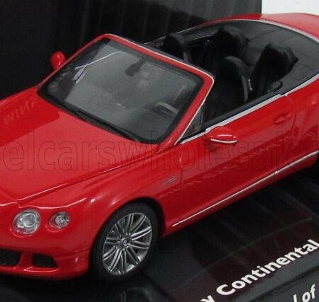 MINICHAMPS 1/43 BENTLEY | CONTINENTAL GT SPEED CABRIOLET 2012 | ST. JAMES RED