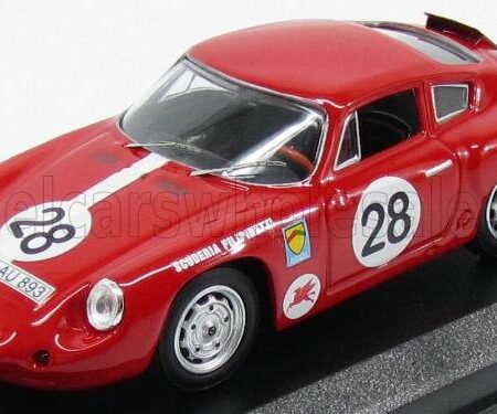 BEST-MODEL 1/43 PORSCHE | ABARTH SCUDERIA FILIPINETTI N 28 NURBURGRING 1963 KNUNIS - SCHILLER | RED