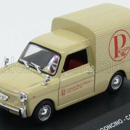 EDICOLA 1/43 AUTOBIANCHI | BIANCHINA FURGONCINO VAN 1968 - CARTIERE PAOLO PIGNA | CREAM