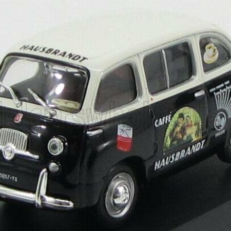 EDICOLA 1/43 FIAT | 600 MULTIPLA HAUSBRANDT CAFFE' 1956 | BLACK WHITE