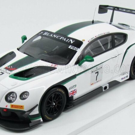 TRUESCALE 1/18 BENTLEY | GT3 N 7 WINNER BLANCPAIN GT SILVERSTONE 2014 | WHITE