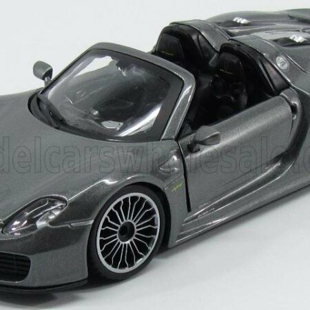 BURAGO 1/24 PORSCHE | 918 SPYDER 2010 | GREY MET