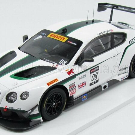 TRUESCALE 1/18 BENTLEY | CONTINENTAL V8 GT3 TEAM DYSON RACING N 8 3rd SONOMA GP GRAND PRIX 2014 B.LEITZINGER | WHITE