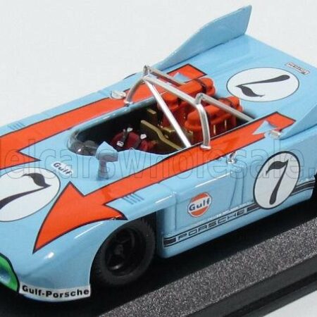 BEST-MODEL 1/43 PORSCHE | 908/3 SPIDER N 7 TARGA FLORIO 1971 J.SIFFERT - B.REDMAN | LIGHT BLUE