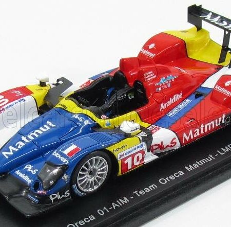 SPARK-MODEL 1/43 ORECA | 01-AIM TEAM MATMUT N 10 24h LE MANS 2009 S.ORTELLI - B.SENNA - T.MONTEIRO | RED BLUE WHITE YELLOW