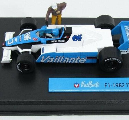 EDICOLA 1/43 VAILLANT | F1  TURBO N 3 1982 - WITH FIGURES | WHITE LIGHT BLUE