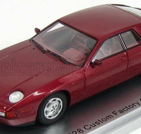 KESS-MODEL 1/43 PORSCHE | 928 CUSTOM FACTORY 4-DOOR SEDAN 1986 | RED MET