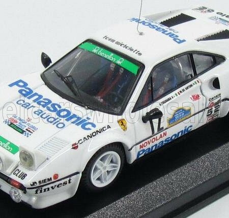 BEST-MODEL 1/43 FERRARI | 308 GTB COUPE (night version) N 12 WINNER TARGA FLORIO 1982 TOGNANA - DE ANTONI | WHITE