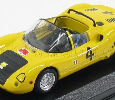 BEST-MODEL 1/43 FIAT | ABARTH 1000SP SPIDER N 4 BASSANO-MONTEGRAPPA 1970 M.BALDO | YELLOW BLACK