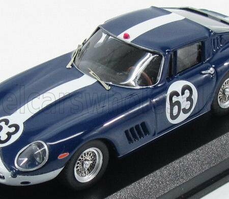 BEST-MODEL 1/43 FERRARI | 275 GTB/4 COUPE N 63 SPA 1967 VESTEY - GASPAR | BLUE WHITE