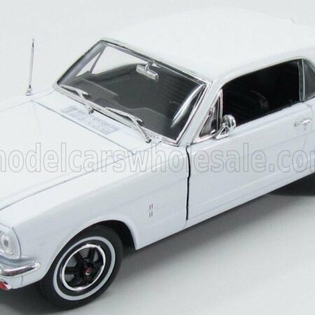 WELLY 1/18 FORD USA | MUSTANG 1/2 HARD-TOP 1964 | WHITE