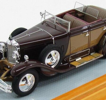 ILARIO-MODEL 1/43 MERCEDES BENZ | 630K SPIDER SAOUTCHIK TORPEDO TRANSFORMABLE 1928 | 2 TONE BROWN