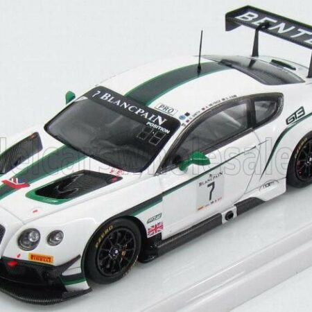 TRUESCALE 1/43 BENTLEY | GT3 N 7 BLANCPAIN GT TOTAL 24h SPA 2014 | WHITE