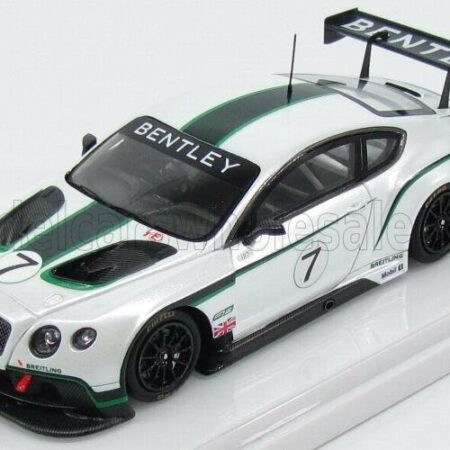 TRUESCALE 1/43 BENTLEY | CONTINENTAL GT3 GOODWOOD FESTIVAL OF SPEED 2013 | WHITE GREEN