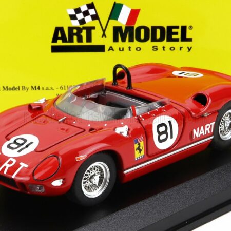 ART-MODEL 1/43 FERRARI | 275 P N 81 500 Km BRIDGEHAMPTON 1964 P.RODRIGUEZ | RED