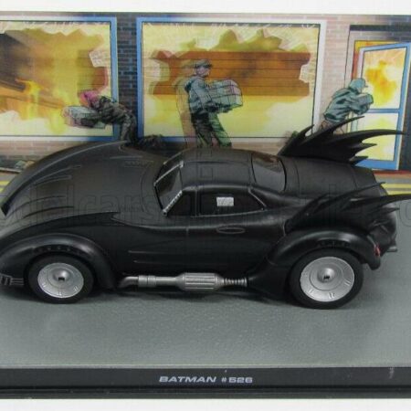 EDICOLA 1/43 BATMAN | BATMOBILE - BATMAN 526 | MATT BLACK