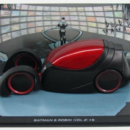 EDICOLA 1/43 BATMAN | BATMOBILE - BATMAN & ROBIN 5 | BLACK RED