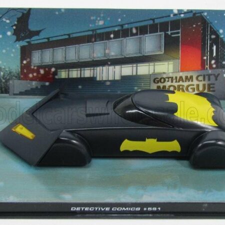 EDICOLA 1/43 BATMAN | BATMOBILE - DETECTIVE COMICS 591 | BLACK YELLOW