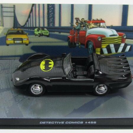 EDICOLA 1/43 BATMAN | BATMOBILE - DETECTIVE COMICS 456 | BLACK