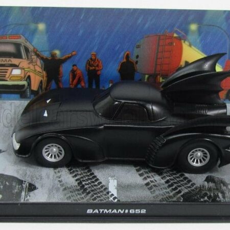 EDICOLA 1/43 BATMAN | BATMOBILE - BATMAN 652 | MATT BLACK