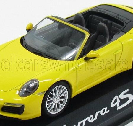 HERPA 1/43 PORSCHE | 911 991 4S CABRIOLET 2015 | YELLOW