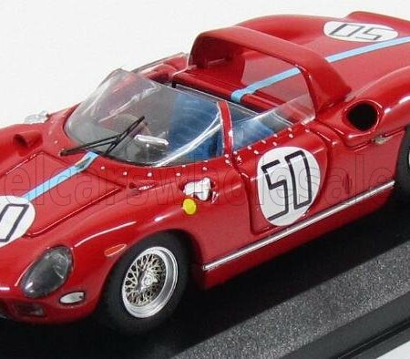 ART-MODEL 1/43 FERRARI | 330P SPIDER N 50 WINNER MONZA 1964 L.SCARFIOTTI | RED LIGHT BLUE